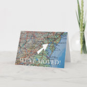 ボルチモア引っ越しましたアドレスの発表 案内状 (正面)