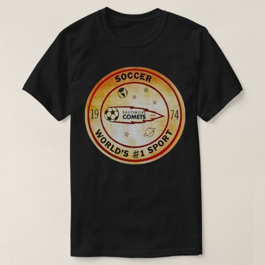 ボルチモア彗星サッカー Tシャツ (デザイン正面)