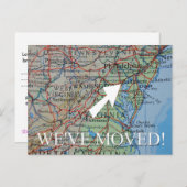 ボルチモア新住所のお知らせ 案内ポストカード (正面/裏面)