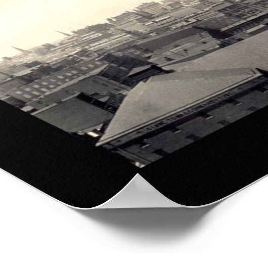 ボルチモア港MD写真1905 ポスター (角)