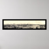 ボルチモア港MD写真1905 ポスター (正面)