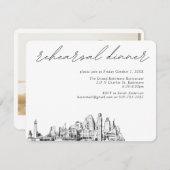 ボルチモア結婚のリハエレガントーサルエンクロージャカード エンクロージャーカード (正面/裏面)