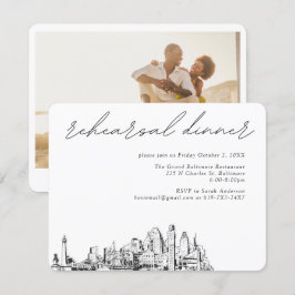 ボルチモア結婚のリハエレガントーサルエンクロージャカード エンクロージャーカード