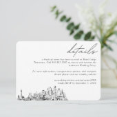 ボルチモア結婚ズホテルルームブロック詳細 エンクロージャーカード (スタンド正面)