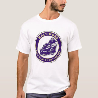 ボルチモア肘掛け椅子クォーターバックサッカーシャツ Tシャツ