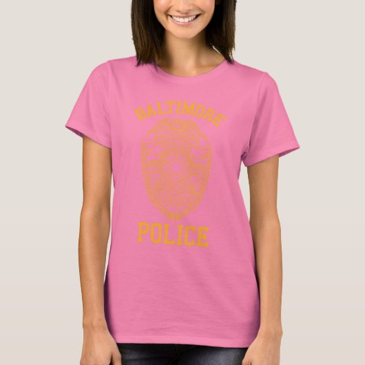 ボルチモア警察メリーランド州の刑事 Tシャツ (正面)