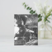 ボルチモア・オハイオ鉄道蒸気機関車 ポストカード (スタンド正面)