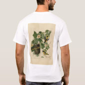 ボルチモア・オリオール – オードボンのアメリカの鳥から Tシャツ (裏面)