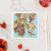 ボルチモア・オリオール・オードボンバードファミリーと巣 スタンダードカクテルナプキン (インサイチュ)