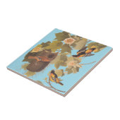 ボルチモア・オリオール・オードボンバードファミリーと巣 タイル (側面)