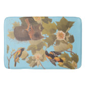 ボルチモア・オリオール・オードボンバードファミリーと巣 バスマット (正面)