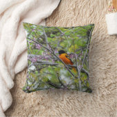 ボルチモア・オリオール クッション (ブランケット)