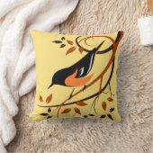 ボルチモア・オリオール クッション (ブランケット)