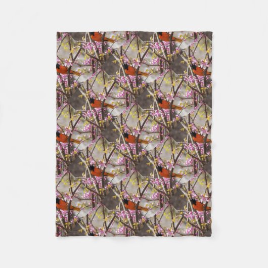 ボルチモア・オリオール フリースブランケット (正面)