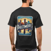 ボルチモア・ストロング: 映える街 Tシャツ (裏面)