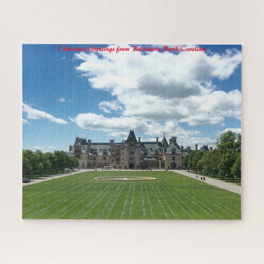ボルチモア・ノースカロライナ州。クリスマスの挨拶 ジグソーパズル (横)