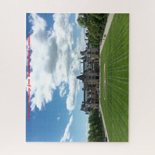 ボルチモア・ノースカロライナ州。クリスマスの挨拶 ジグソーパズル (縦)