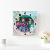 ボルチモア – ハッピーアワーインフェルズポイント スクエア壁時計 (ホーム)