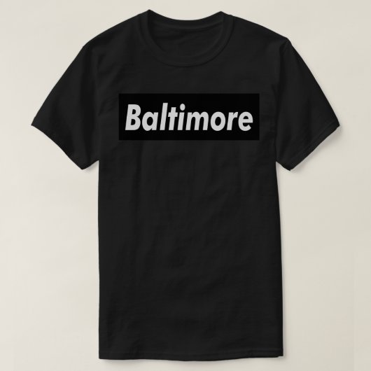 ボルチモア・ミートブラウン Tシャツ (デザイン正面)