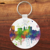 ボルチモア・メリーランドのスカイライン キーホルダー (正面)