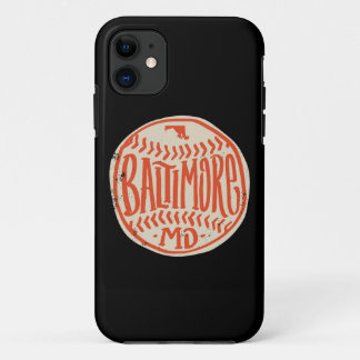 ボルチモア・メリーランド野球 – 手描きタイプ iPhone 11 ケース