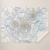 ボルチモア・ワシントン・フライウェイ・チャート シェルパブランケット (正面(横))