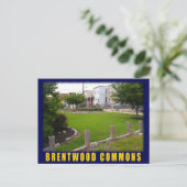 ボルチモア 緑の空間 ブレントウッド ポストカード (スタンド正面)