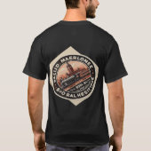 ボルチモアB&O博物館: レイルの思い出 Tシャツ (裏面)