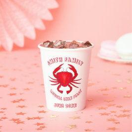 ボルチモメリーランドカニガニ饗応甲殻類シーフード 紙コップ