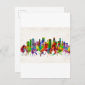 ボルチモメリーランドスカイライン インビテーションポストカード (正面/裏面)