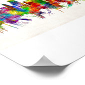 ボルチモメリーランドスカイライン ポスター (角)