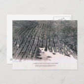 ボルチモメリーランドヴィンテージマップ1911復元 ポストカード (正面/裏面)