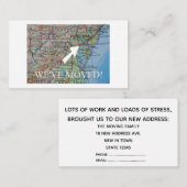 ボルチモメリーランド引っ越しました新しい住所カード エンクロージャーカード (正面/裏面)