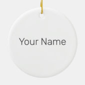 ボルチモメリーランド統一された州スカイラインヴィンテージ セラミックオーナメント (裏面)