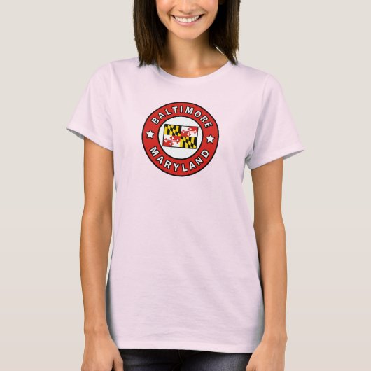 ボルチモメリーランド Tシャツ (正面)
