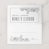 ボルチモ結婚ア |テーブル名カードの配置 プレイスカード (外部開封)