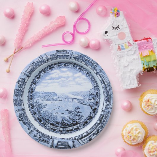 ボルティモアおよびオハイオ州のヴィンテージの鉄道中国 ペーパープレート (パーティー)