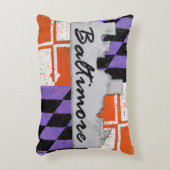 ボルティモアのスカイラインのアクセントの枕 アクセントクッション (正面(垂直))