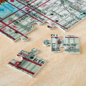 ボルティモアのヴィンテージの地図 ジグソーパズル (側面)