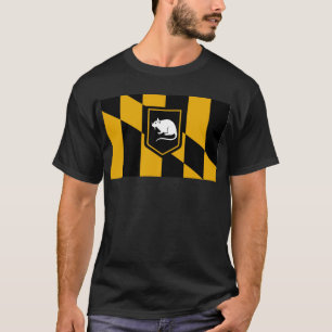 ボルティモアの旗のラットのワイシャツ Tシャツ