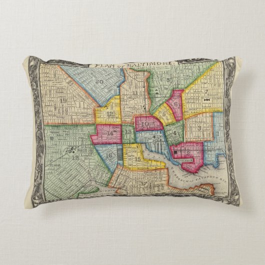 ボルティモアの計画 アクセントクッション (正面)