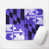 ボルティモアパープルメリーランド州旗マウスパッド マウスパッド (マウス)