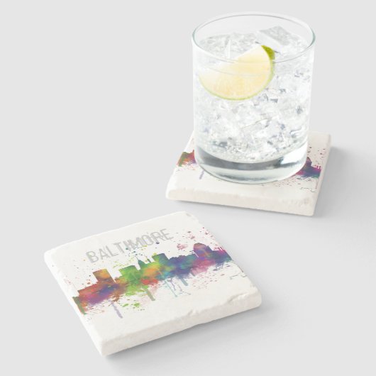 ボルティモアメリーランドのスカイライン ストーンコースター (横)