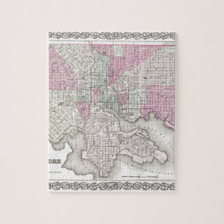 ボルティモアメリーランドの地図 ジグソーパズル