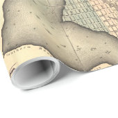 ボルティモアメリーランド(1822年)のヴィンテージの地図 ラッピングペーパー (ロールコーナー)