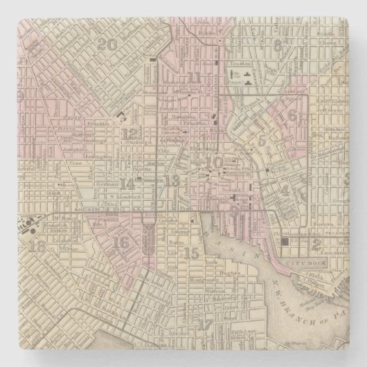 ボルティモア4 ストーンコースター (正面)