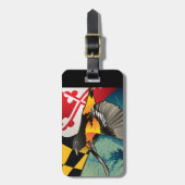 ボルティモア・オリオールズメリーランド州鳥 ラゲッジタグ (正面縦)