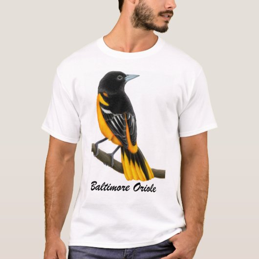 ボルティモア・オリオールズ野生の鳥のワイシャツ Tシャツ (正面)