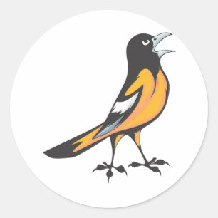 ボルティモア・オリオールズ鳥 ラウンドシール