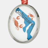 ボルティモア メタルオーナメント (左)